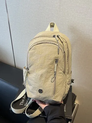 Multi-Functional Nylon 3-Way Backpack Shoulder Chest Bag For Men Women Waterproof Casual Urban Sports Travel Commuting Fashion Bag