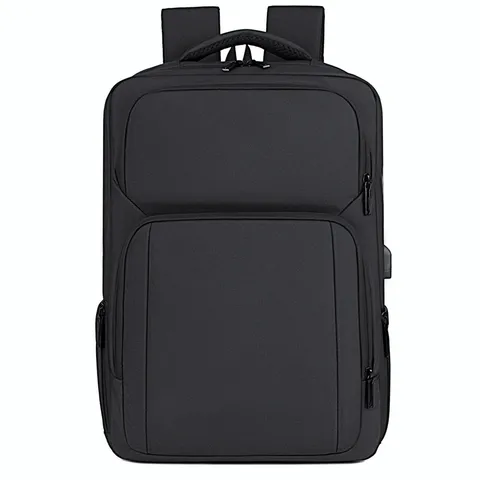 Zakelijke Laptop Rugzak Grote Capaciteit Multi Compartiment Reizen Daypack Uitbreidbare Professionele Woon-werkverkeer Rugzak Met USB Oplaadpoort Oxford Doek Ademend Tas