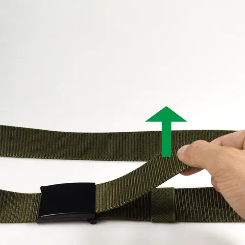 Cintura Tattica in Nylon Tessuto da Uomo Fibbia in Ferro Metallo Resistente Casual All'aperto Regolabile in Tela per Uomo