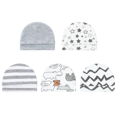 Bonnet de Bébé en Coton Mignon Bonnet de Sommeil Nouveau-né Nourrisson Coupe-vent Respirant Doux Couvre-chef Pour Garçons Filles