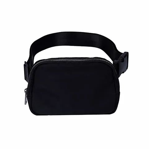 Men's Waterproof Nylon Waist Bag Casual Travel Fanny Pack Adjustable Strap Crossbody Chest Bag