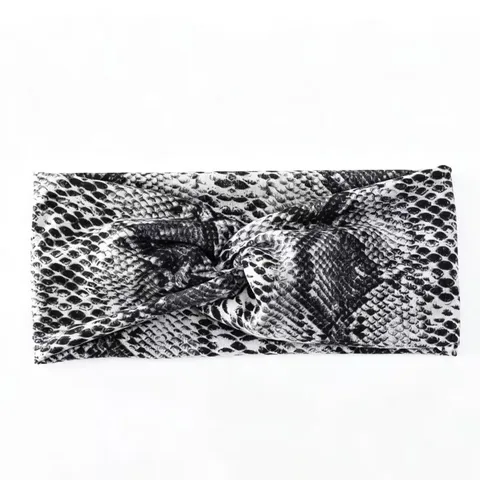 Bandeau de Cheveux Large Élastique à Motifs Floraux Paisley pour Femmes Absorbant