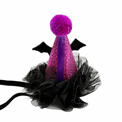 Pet Halloween Pumpkin Bat Hat Dog Cat Party Costume Headwear Cute Festival Dress Up Decorative Apparel Supplies