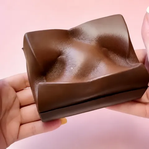 Juguete de PU de Rebote Lento Alivio del Estrés Forma de Ladrillo Tostado Juguete de Exprimir Suave Juguete de Descompresión Para Adultos Y Jóvenes