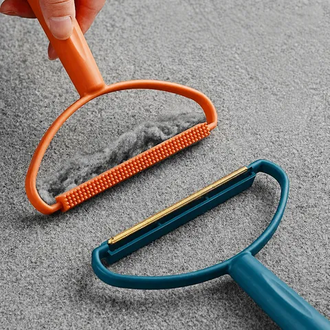 Household Manual Lint Remover Double Sided Clothes Fuzz Shaver Metal Blade For Wool Coat Fabric Care Cleaning Tool