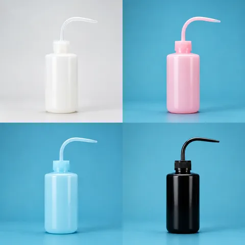 Plastic Squeeze Wash Bottle Lab Eyelash Grafting Tattoo Cleaning Squeeze Bottle Plant Watering Container