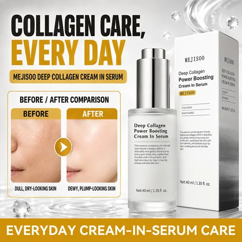 Deep Collagen Power Boosting Κρέμα Ορού Προσώπου Ενυδατική Αντιγηραντική Προϊόν Περιποίησης Δέρματος Για Γυναίκες Και Άνδρες