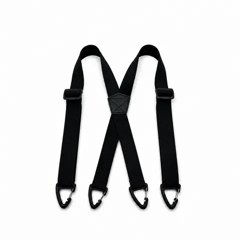 Tirantes Elásticos para Hombres Tirantes de Trabajo Pesado Color Sólido Ajustables Forma en X Accesorios de Moda
