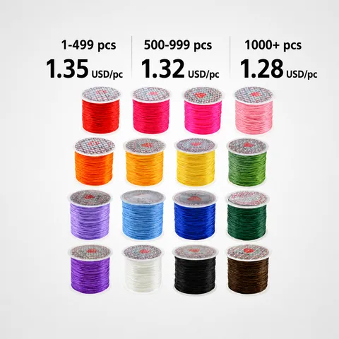 Stretchy Crystal Beading Thread Polyurethane Spandex High Elastic Cord For DIY Bracelet Necklace Jewelry Making