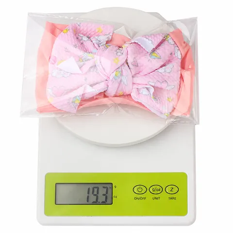 Cute Floral Bowknot Nylon Baby Headband Elastic Hair Accessories For Kids Daily Hair Decoration Gift