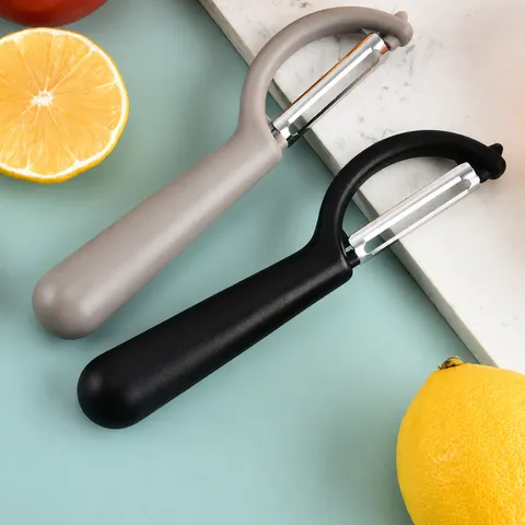 Roestvrijstalen P-Vormige Dunschiller Multifunctionele Groente- en Fruitschiller Ergonomische Handgreep Keukenhulp Voor Aardappelen En Wortels