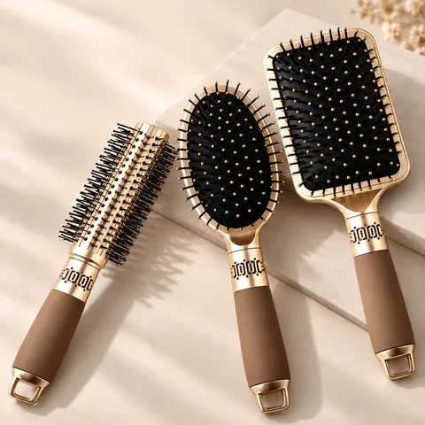 Brosse à Cheveux de Massage à Coussin d'Air Brosse Plate Démêlante Antistatique pour Massage du Cuir Chevelu Peigne de Coiffure Professionnel
