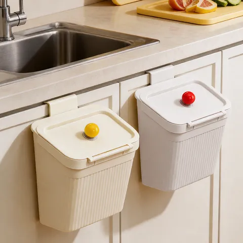 Minimalist Desktop Storage Box With Handle Divided Plastic Organizer Basket For Office Bathroom Kitchen Modern