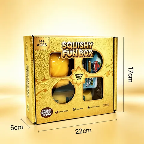 Malt Sugar Squishy Slow Rebound Toy Gift Box Set Cute Soft Decompression Sensory Toys For Teens And Adults
