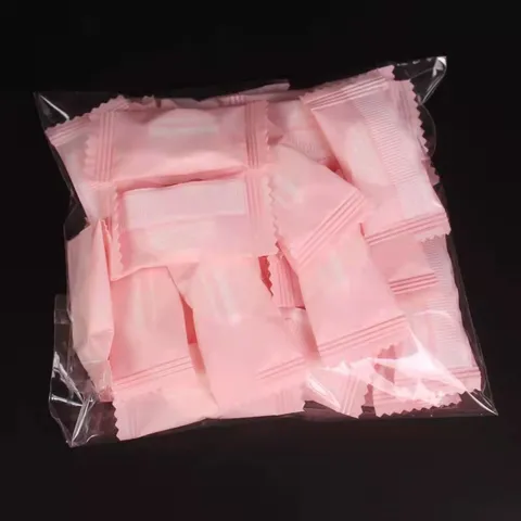Disposable Compressed Towel Portable Cotton Face Towel Candy Shaped Travel Business Trip Outdoor Cleaning Face Wash Wipe