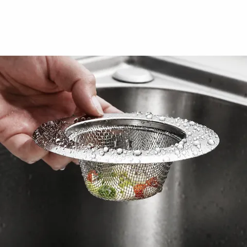 Stainless Steel Kitchen Sink Strainer Fine And Coarse Mesh Drain Hair Catcher Kitchen Sink Filter Basket Home Kitchen Accessories
