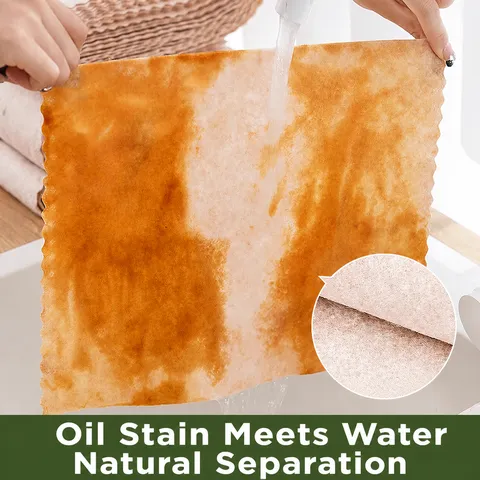 Paño de Cocina de Lufa de Microfibra Engrosado Cocina Paño de Limpieza Absorbente de Aceite Herramienta Doméstica