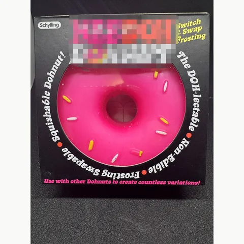 Slow Rebound Squishy Toy Donut Stress Relief Sensory Toy Cute Novelty Fidget Toy Relaxation Toy For Adults And Kids
