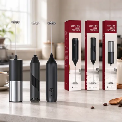 Montalatte Elettrico Portatile Frusta in Acciaio Inossidabile Miscelatore per Caffè Ricaricabile Schiumatore Utensile da Cucina