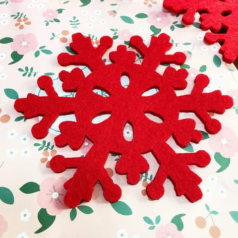 Festliche Filz Untersetzer Schneeflocke Weihnachtsbaum Kürbis Spinnennetz Muster Vlies Platzsets Für Feiertag Tischdeko Zuhause Party Dekoration