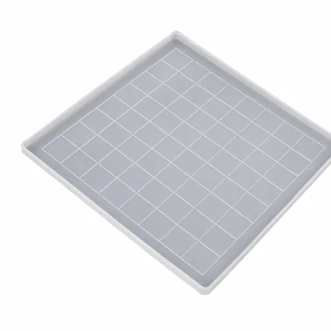 Stampo in Silicone per Resina Epossidica Fai Da Te Set Scacchi Internazionali Scacchiera Effetto Specchio Stampi Artigianali per Decorazione Casa