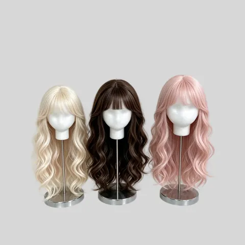 Professional White Foam Mannequin Head Model Display Stand For Wig Hat Glasses Headpiece Presentation Salon Window Props