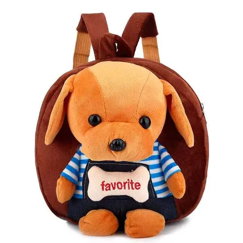 Cartoon Hund Plüsch Rucksack Für Kindergarten Kinder Süße 3D Tier Kleinkind Schultasche Weiche Plüsch Umhängetasche