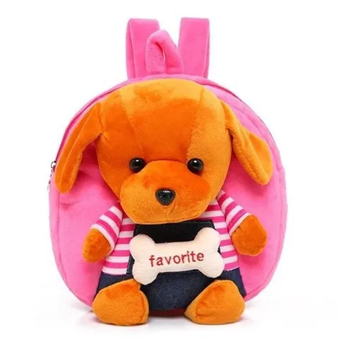 Niedlicher Cartoon Plüsch Hund Kleinkind Rucksack Für 1-4 Jahre Jungen Mädchen Kindergarten Schultasche Tier Motiv Kinder Geschenk
