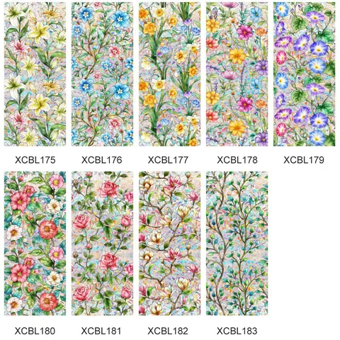 Pellicola per Vetri Fiori Acquerello Adesivo Statico Privacy Vetro Decorativo Effetto Arcobaleno Pellicola per Finestre Casa Bagno Decorazione