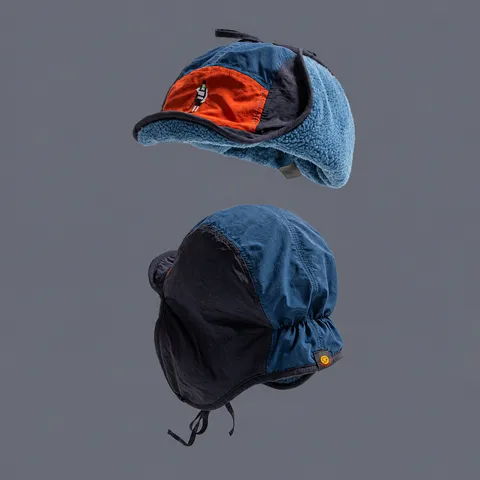 Retro-Farbblock-Trapper-Hut Winter-Fleece-Gefütterter Warmer Ohrenklappen-Hut Skifahren Pilot Bombermütze Unisex Lammwollmischung Hut