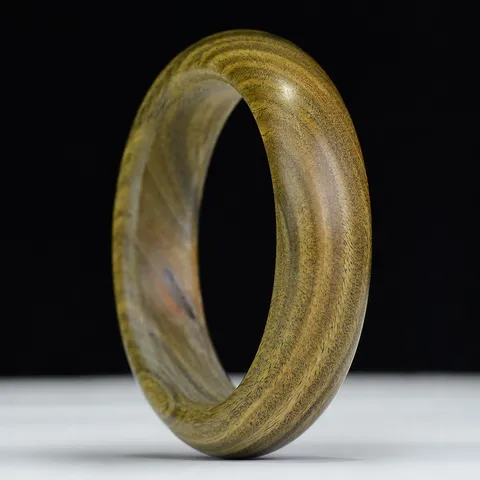 Natürliches Holz Armreif Armband Sandelholz Rosenholz Ebenholz Retro Ethno Stil Schmuck Für Damen Herren Handgefertigt Glattes Finish