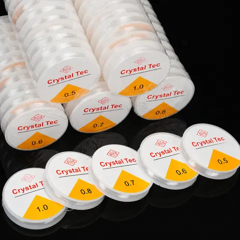 Strong Elastic Crystal Cord For Jewelry Making Transparent Beading Thread Stretch Wire For DIY Bracelets Necklaces Jewelry Making Cord