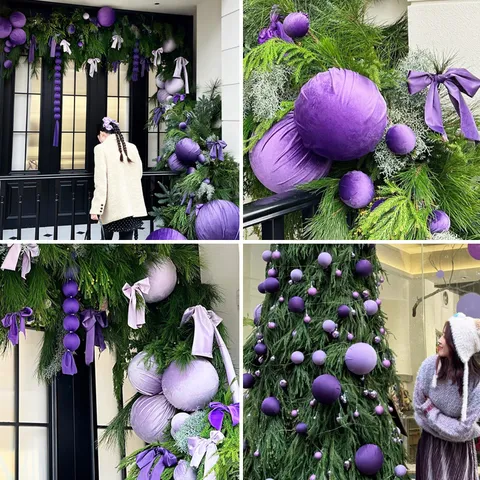 Traditionell Weinrot Samt Pompon Ball Hängende Dekoration Schnur Für Chinesisches Neujahr Frühlingsfest Laden Kulisse Dekor Geflochtene Quaste Hängedekoration