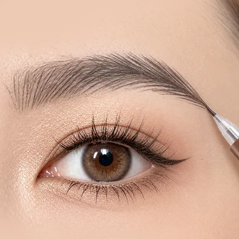 Life Girls Flüssiger Augenbrauenstift 0,01 mm Ultrafeine Spitze Für Natürlichen Wild-Brauen-Effekt Wasserfest Langanhaltend Professionelles Make-up