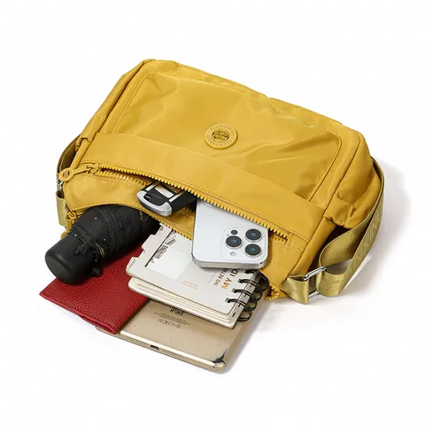 Borsa a Tracolla Casual da Donna in Tessuto Oxford Leggera Multitasche Borsa a Spalla Resistente all'Acqua Borsa Messenger da Viaggio alla Moda