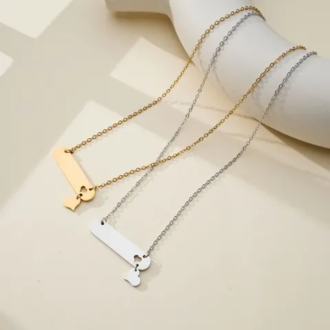 Minimalistische Edelstahl Halskette Mit Ausgehöhltem Herz Schmetterling Unendlichkeit Anhänger Für Damen Lässiger Modeschmuck