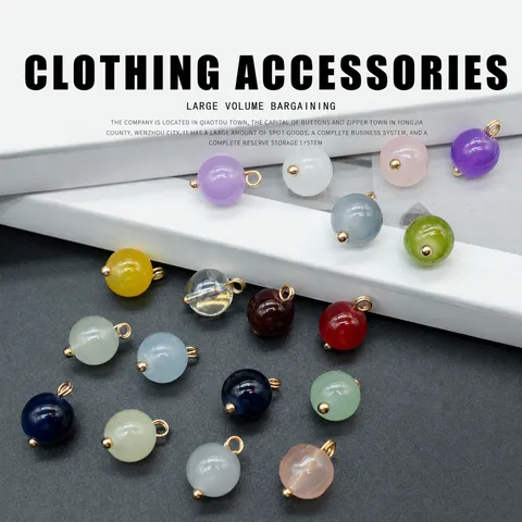 Chinese Style Imitation Jade Acrylic Beads Frog Buttons For Cheongsam Hanfu Shirt Knitwear DIY Round Bead Accessories