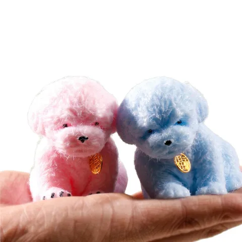 Cute Flocked Animal Squishy Toy Soft TPR Slow Rebound Stress Relief Fidget Toy For Kids Adults Fun Decompression Animal Doll