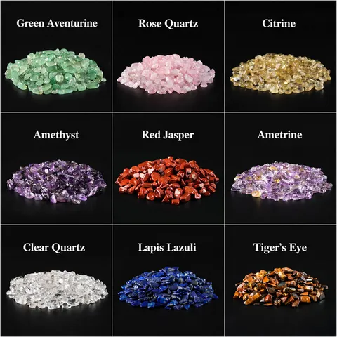 Natural Polished Crystal Gravel Tumbled Stones For Aromatherapy Meditation DIY Craft Home Decor Mineral Specimen Rocks