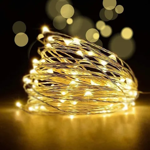 LED Copper Wire String Lights Battery Operated Fairy Lights Starry String Lights For Christmas Wedding Party Gift Box Home Decoration