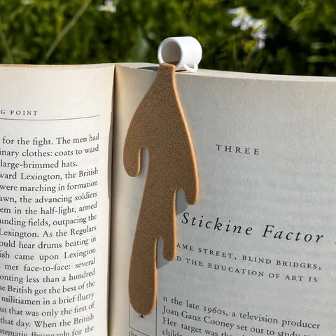 Creative Spilled Coffee Bookmark Leather Decoration Novelty Unique Cup Shape Page Marker For Readers Office School Supplies