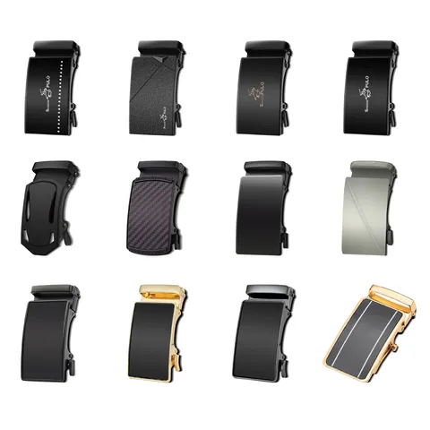 Fibbia per Cintura Automatica da Uomo in Lega di Ricambio Fibbia a Scorrimento Resistente all'Usura Protezione Contro i Graffi Accessorio per Cintura Casual Maschile