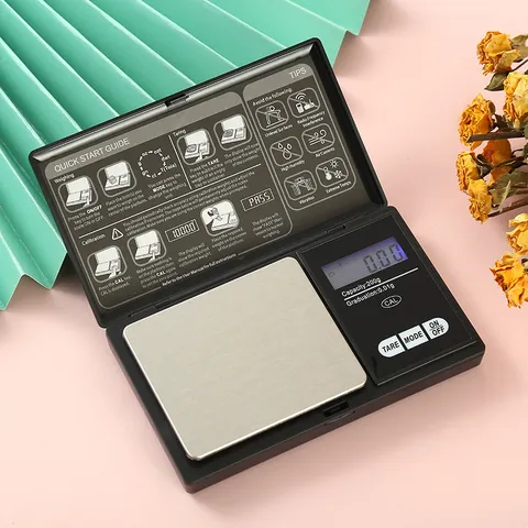 Balance de Poche Numérique de Haute Précision Portable pour Bijoux Or Herbes Outil de Pesage Électronique Avec Écran LCD