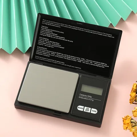 Balance de Poche Numérique de Haute Précision Portable pour Bijoux Or Herbes Outil de Pesage Électronique Avec Écran LCD