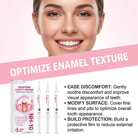 Professional Enamel Care Gel Mint Flavor Oral Hygiene Cavity Repair Kit Daily Mouth Care For Adults Tooth Enamel Protection