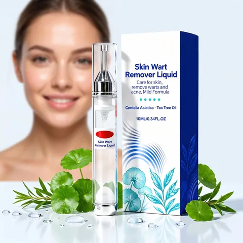 Liquide Anti-verrues Cutanées Avec Huile d'Arbre à Thé Extrait de Centella Asiatica pour le Visage et le Corps Essence Apaisante Réparatrice