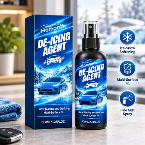 Fast Acting Car De-Icing Spray Snow Melting Agent For Windshield Rearview Mirror Door Lock Winter Vehicle Maintenance Defroster Spray