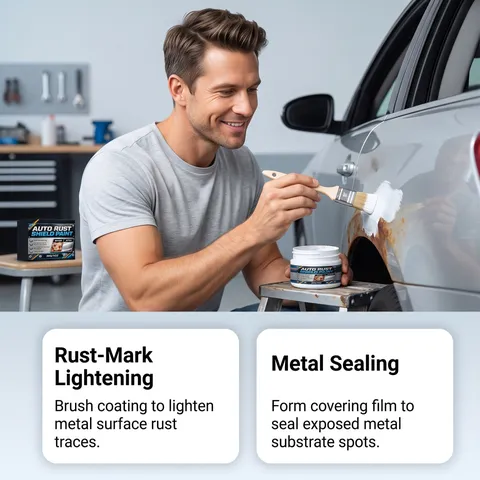 Professional Auto Rust Shield Paint For Car Chassis Anti-Corrosion Coating Metal Surface Protection Protective Layer DIY Vehicle Frame Rust Weakening Paint