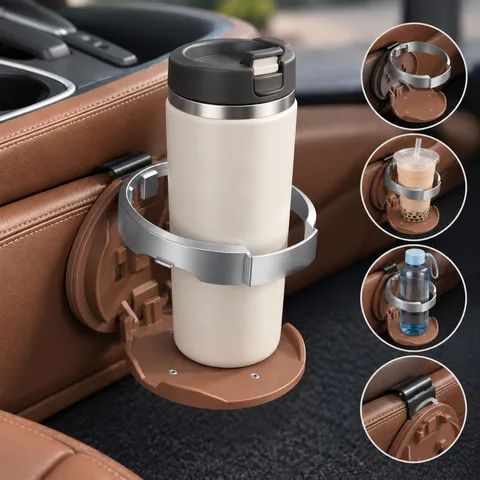 Universal Car Cup Holder Steady Anti-slip Water Bottle Stand For Car Interior Storage Drink Rack Accessory For Daily Driving