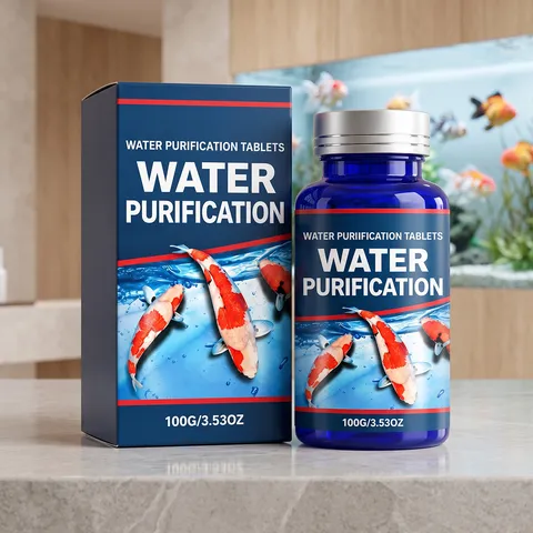 Aquarium Water Purification Tablets Fish Tank Purifier 100g Impurity Remover For Freshwater Fish Tank Cleaning Supplies